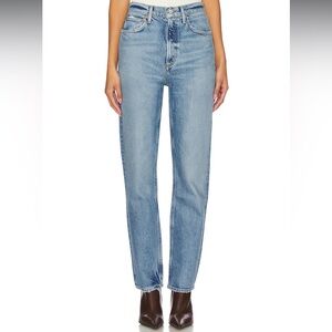 Agolde High Rise Stovepipe Jeans in Melody